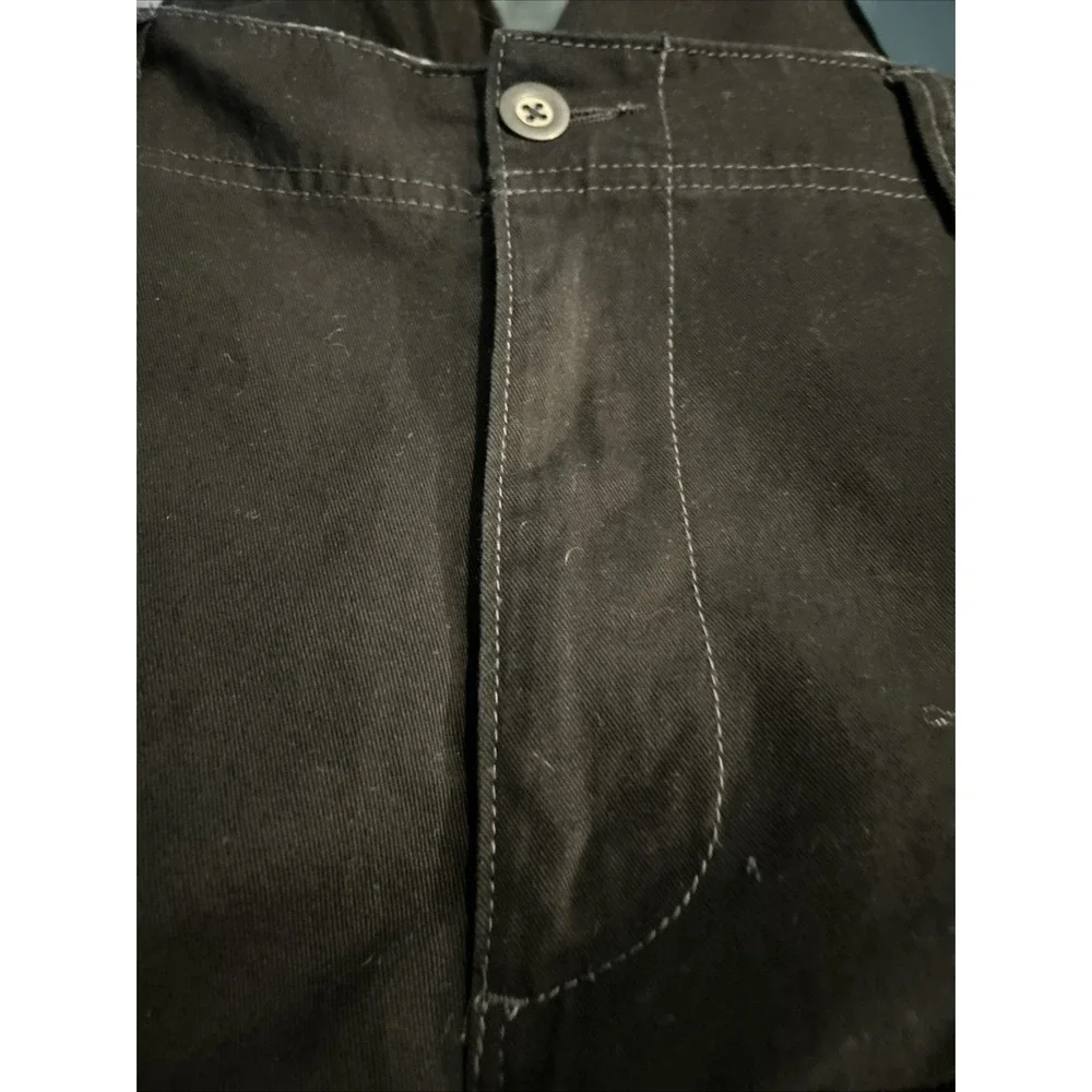OP Men's‎ Cargo Shorts Size 36 Black Canvas Vintage Y2K